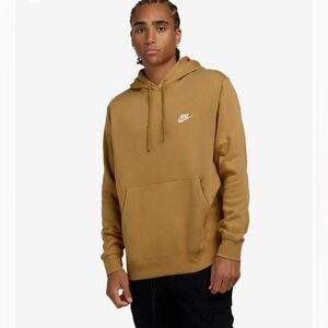 🛍️NWT Nike Medium Men's Tan Hoodie